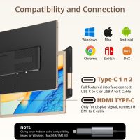 15.6'' Screen Extender Portable Laptop, 1080P DIY Portable Laptop Monitor Extender with 360° Rotation, Plug&Play Detachable Triple Monitor Laptops, Compatible with Mac,Wins, Android, Dex - Image 5