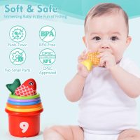 Montessori Toys for 1 Year Old Boy Girl Gifts, Cloth Fishing Game Toddler Toy 1-3, Sorting Learning Baby Toys 6-12-18 Months, One Year Old Girl Boy Birthday Gifts - Image 7