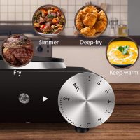 CUSIMAX Electric Hot Plate for Cooking Portable Single Burner 1500W Cast Iron hot plates Heat-up in Seconds Adjustable Temperature Control Stainless Steel Non-Slip Rubber Feet Upgraded Version B101 - Image 5