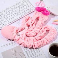 Hoteam 2 Pcs 17''-24'' Kawaii Computer Monitor Cover with Cat Ear Furry Cute Pink Monitor Dust Cover Protector Lovely Computer Desk Accessories Laptop TV LCD Screen Decoration for Tablet - Image 3