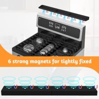 30 Inch Silicone Stove Top Shelf Magnetic for Kitchen Gadgets, Soft Flexible Strong Magnetic Heat Resistant Spice Rack Kitchen Organizer for Over Stove - Image 3
