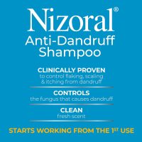 Nizoral Anti-Dandruff Shampoo with 1% Ketoconazole, Fresh Scent, 7 Fl Oz - Image 9