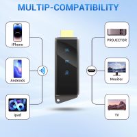 Wireless HDMI Display Dongle Adapter, Portable Transmitter, Streaming Media Video/Audio/File HDMI Wireless Extender from Smartphone,Laptop to HDTV/Monitor/Projector, Support Airplay DLNA Miracast - Image 4