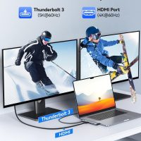 USB C Adapter HDMI Hub for MacBook Pro/Air M1 M2 M3 2024 2023 13" 15" 16",Mac USB Adapter 7-in-2, MacBook Accessories with HDMI,Thunderbolt 3, USB C and 2 A 3.0 Data Ports, SD&microSD Card Reader - Image 4