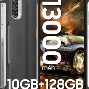 Blackview Phone BV7100 Rugged Smartphone,13000mAh 33W Fast Charge,10GB+128GB/1TB Expand Rugged Phone, 6.58" FHD+ 1080*2408, IP69K Waterproof Smartphone, NFC/OTG/Glove Mode, Face/Fingerprint Unlocked