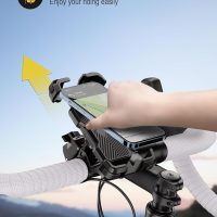 Bike Phone Holder, Universal Motorcycle Phone Holder with 360 Rotate for 4.7-6.8 Inch Smartphones, Compatible with Road Bike MTB Scooter - Image 3