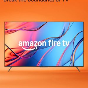 Amazon Fire TV 65" Omni Mini-LED Series, QLED 4K UHD smart TV, Dolby Vision IQ, 144hz gaming mode, Ambient Experience, hands-free with Alexa, 2024 release