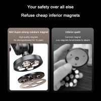 Gym Magnetic Phone Holder Mount, Magnetic Phone Holder Strong Magnets for Gym Accessories Attach to Metal Surface, Phone Mount for Golf Carts Kitchen Men Women with All Smartphones 4.7-7" - Image 6