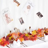 DearHouse 2 Pack Fall Garland Maple Leaf, 5.9Ft/Piece Hanging Vine Garland Artificial Autumn Foliage Garland Thanksgiving Decor for Home Wedding Fireplace Party Christmas (Brown) - Image 6