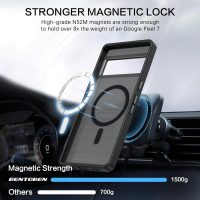 BENTOBEN for Google Pixel 7 Case [Compatible with Magsafe] Translucent Matte Magnetic Pixel 7 Case Magsafe Slim Thin Shockproof Women Men Protective Phone Cases Cover for Google Pixel 7 6.4", Black - Image 8