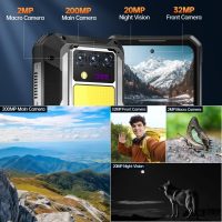 OUKITEL WP100 Titan Rugged Smartphone 5G - 33000mAh Rugged Phone with Projector, 48GB+512GB Unlocked Android 14 Cell Phones with 1200 Lumens Camping Light, 6.8'' FHD+120Hz Smartphone, 200MP, Black - Image 6