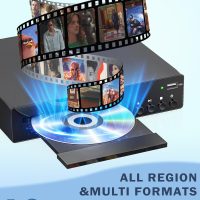 DVD Players for TV with HDMI, All Region Free DVD Player for Smart TV, HDMI and RCA Cables & Remote Included, USB Input, PAL/NTSC, Up-Convert to 1080P - Image 4