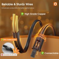 addlon 50FT LED Outdoor String Lights with Edison Shatterproof Bulbs, Weatherproof Strand, Commercial Grade Patio Lights, Decorative for Garden or Patio, Black - Image 7