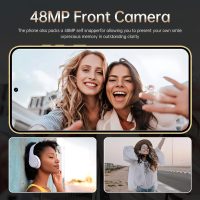 Unlocked Cell Phone F24 Ultra, 5G Dual SIM Android 14 Smartphone, Snapdragon 888, 12GB+512GB, 6.8'' Cell Phone 3040 * 1440 HD Screen, 48MP+108MP Camera Mobile Phone Black - Image 6