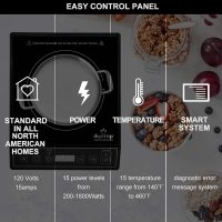 Duxtop 1800W Portable Induction Cooktop Countertop Burner, Black 9100MC/BT-M20B - Image 8