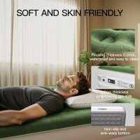 2025 Upgraded Queen Air Mattress with Built in Pump，16'' Comfort Blow up Mattress, Quiet Surface Portable Inflatable Mattress, Air Bed with Storage Bag for Guests, Home, Camping, 660 lbs Max - Image 4