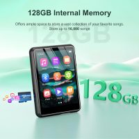 128GB MP3 Player - Music Player with Bluetooth 5.4, 2.4" Portable HiFi MP3 Player with FM Radio, HD Speaker, E-Book,Voice Recorder, Walkman Digital Music Player Earphones Included - Image 4