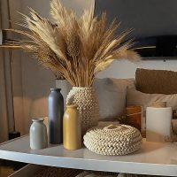 CWLWGO-Ceramic Matte Vase for Home Decor, Modern and Minimalist Decorative Vases Set. Farmhouse Decor,Living Room Tabletop, Bookshelf Centerpiece Decoration,Boho Decor.（Matte Multi）… - Image 3