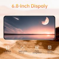 PIEXL 8 pro Unlocked Cellphone Smartphone Android 13 Unlocked Phone with 8GB+256GB/108MP+48MP Camera/6.8-inch Display/6800mAh/Dual SIM/FACE ID/Fingerprint/5G Mobile Phone (Gold) - Image 6