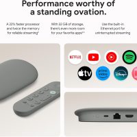 Google TV Streamer 4K - Fast Streaming Entertainment on Your TV with Voice Search Remote - Watch Movies, Shows, Live TV, and Netflix in 4K HDR - Smart Home Control - 32 GB of Storage - Hazel - Image 4