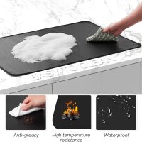 FLASLD Fireproof and Waterproof Stove Top Covers, 21×29.5 inch Electric Stove Cover Mat, Glass Top Stove Cover - Ceramic Glass Cooktop Protector - Flat Top Oven Cover, Black Without Logo - Image 4