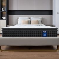 12 Inch Black Queen Spring Mattress,Medium Firm with Gel Memory Foam,Individually Pocketed Coil,Fiberglass-Free Fire Retardant CertiPUR-US Certified,80"*60"*12" - Image 2