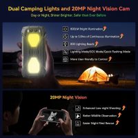 Blackview BV7300 Rugged Phone 2025(Dual 800LM Camping Lights), 18GB+256GB/SD 2TB, Android 14 Gaming Phone, 15000mAh+45W Rugged Smartphone, 50MP+30MP Night Vision Camera, NFC/Fingerprint/Dual SIM/GPS - Image 2
