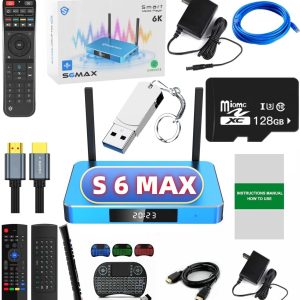 2025 Newest Version S 6 M A X 4G RAM + 64G ROM S6 P r o 2025 Elite Fully Loaded (128G TF Card + 128G USB Flash Disk All 8 Gift !!) Use Manual Instructions, California Support