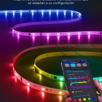 Govee RGBIC LED Strip Lights, 32.8ft Smart LED Lights for Bedroom, Bluetooth LED Lights APP Control, DIY Multiple Colors on One Line, Color Changing LED Strip Lighting Music Sync, Home Decor - Image 4