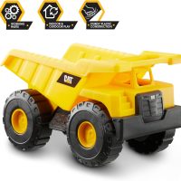 Cat Construction 7" Dump Truck, Loader & Excavator toys Combo Pack - Image 2