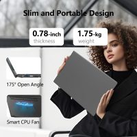 Azeyou FHD 15.6 Inch Laptop, PC Computers Ryzen 3 3200U, Laptop 16GB LPDDR4 RAM & 512GB PCIe SSD, 4500mAh, Business Laptop with Dual-Band WiFi, BT5.0, OS 11 Pro, Black - Image 7