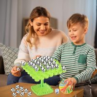 Panda Balance Game Toys,Balance Game Tree Two-Player Parent-Child Interactive Family Tabletop Puzzle Montessori Toy,Frogs Board for Kids and Adults (Panda) - Image 6