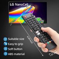 Universal Remote Control for LG TV - Fits All LED, OLED, LCD, WebOS, 4K, 8K, UHD, HDR Smart TVs With Prime Video, Disney Plus, Netflix, LG Channels Shortcuts (AKB76037601) - Image 5