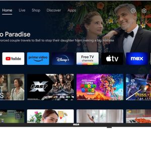 RCA 32-Inch HD Smart Google TV, Frameless LED Display with HDR10, Wi-Fi and Bluetooth, Google Assistant Built-in, Compatible with Alexa