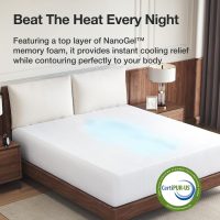 Novilla Queen Size Mattress, 14 inch Gel Memory Foam Mattress, Queen Mattresses for Cooling Night Sleep & Pressure Relief, CertiPUR-US Certified - Image 3