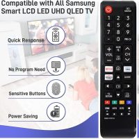 Replacement Remote Control BN59-01315J for All Samsung Smart TV 4K UHD Curve ULTRA HDTV LED 6 7 8 series TV with Netflix/ Prime Video / Samsung TV Plus Short Keys - Image 4