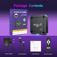 MXQ Pro 5G Android 14.0 TV Box 2025 Upgraded Ram 2GB ROM 16GB Dual Band 2.4G/5.8GHz WiFi6 BT5.0 4K AV1 USB 3.0 Ultra HD Voice Control Smart Home Player - Image 7