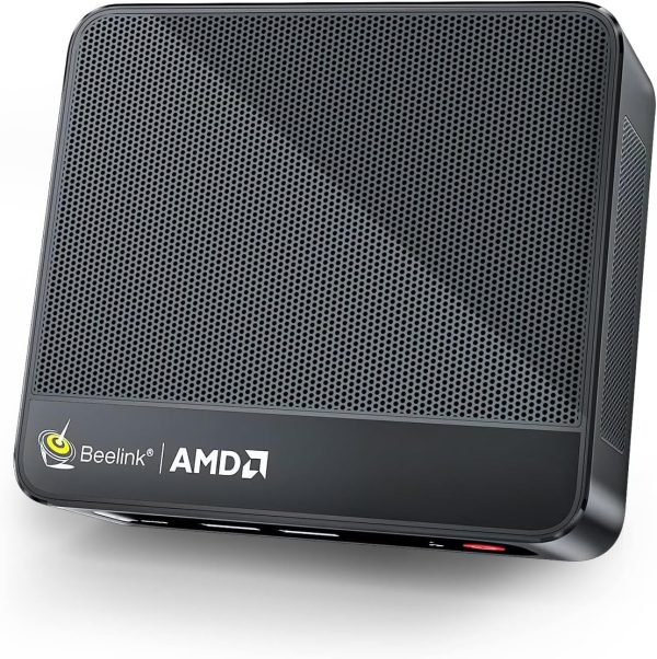 Beelink SER5 MAX Mini PC, AMD Ryzen 7 6800H(6nm, 8C/16T) up to 4.7GHz, Mini Computer 32GB LPDDR5 RAM 500GB NVME SSD, Micro PC 4K@60Hz Triple Display, Mini Gaming Computer WiFi6/BT5.2/HTPC/W-11 Pro