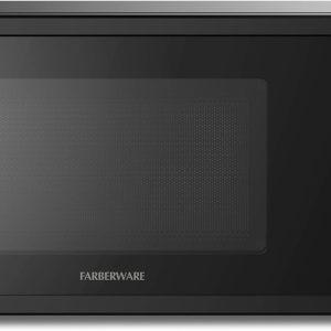 Farberware 1.1 Cu. Ft. 1000-Watt Microwave Oven Digital Control, 10 Power Levels, One-Touch Cooking, Defrost, Child Safety Lock, Black