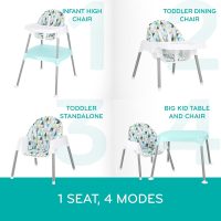 Evenflo 4-in-1 Eat & Grow Convertible High Chair, Polyester - Image 2