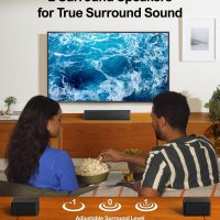 ULTIMEA 5.1 Sound Bar with Dolby Atmos, 410W Surround Sound System for TV, 3D Sound Bars for Smart TV with Subwoofer, Adjustable Surround and Bass, Home Audio Soundbars for TV, HDMI eARC, Poseidon D60 - Image 3