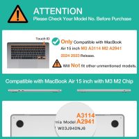 MOSISO Compatible with MacBook Air 15 inch Case 2025 2024 2023 Release M4 A3241 M3 A3114 M2 A2941, Plastic Hard Shell&Carrying Sleeve Bag&Keyboard Cover&Webcam Cover&Screen Protector, Baby Pink - Image 2