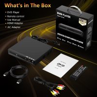 DVD Player for TV with HDMI, Region Free，CD Player for Home, Plays All Regions and Formats, Mini DVD Player with USB, Remote, HDMI and RCA Cables Included - Image 7