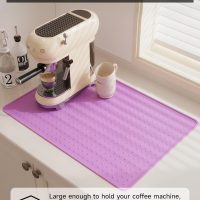 Silicone Stove Top Cover for Electric Stove, Glass Stove Top Cover Protector, Flat Top Range Cover – Double as Dish Drying Mat, Coffee Bar Mat, Kitchen Stove Accessories, 28 x 20 in, Pink - Image 6