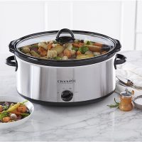 Crock-Pot 7 Quart Oval Manual Slow Cooker, Stainless Steel (SCV700-S-BR), Versatile Cookware for Large Families or Entertaining - Image 5