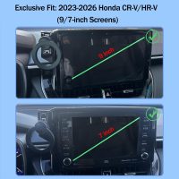 Car Phone Holder for Honda CR-V 2023 2024 2025 2026 & HR-V 2023 2024 2025 2026 Accessories, Compatible MagSafe, 360° Rotation, Super Strong Magnetic Attraction(for 9/7 inch Screen only) - Image 3