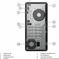 HP Pro Tower 290 G9 Desktop Computer, 4-core Intel Core i3-13100 Processor, 16GB RAM, 512GB SSD, 2-Monitor Ports (HDMI + VGA), WiFi, RJ-45, Wired KB& Mouse, None Optical Drive, Windows 11 Pro - Image 5