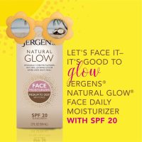 Jergens Natural Glow Self Tanner Face Moisturizer with SPF 20 Facial Sunscreen, Medium to Deep Skin Tone, Sunless Tanning, Oil Free, Broad Spectrum Protection UVA and UVB, 2 oz (Packaging May Vary) - Image 4