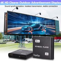 HDMI Media Player, 4K Ultra HD Digital Media Player, Supports USB Drive, SD Card, 4K@30Hz Output,H.265/H.264/AVC Decoding MP4/MKV/MP3/TS/Rmvb/Mov/JPG for Advertising Playback Multimedia TV Playback. - Image 7