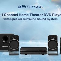 Emerson ED-8050 2.1 Channel Home Theater DVD Player and Surround Sound System with Subwoofer, HDMI Output, USB Playback, and Dual Speakers – Ideal for Immersive Movie and Music Experience - Image 2